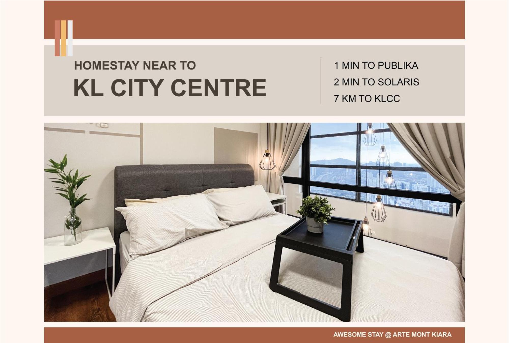Nj Homestay At Arte Mont Kiara Kuala Lumpur Eksteriør billede